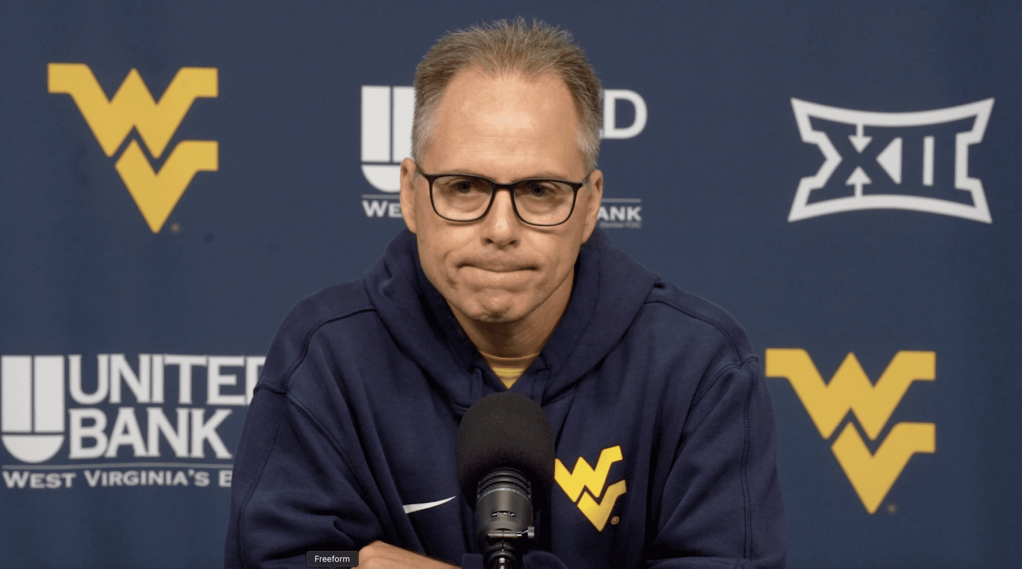 WVU Women's Basketball HC Mark Kellogg